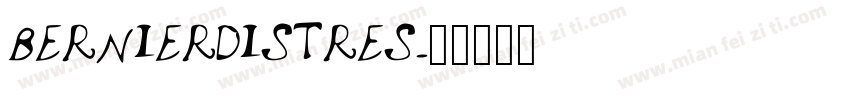 BERNIERDISTRES字体转换
