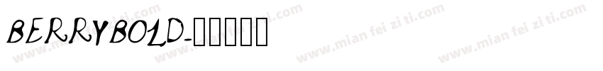 BERRYBOLD字体转换