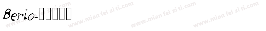 Berio字体转换