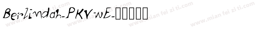 Berlindah-PKVwE字体转换