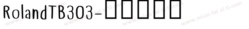 RolandTB303字体转换