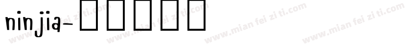 ninjia字体转换