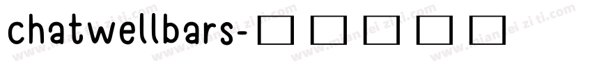 chatwellbars字体转换