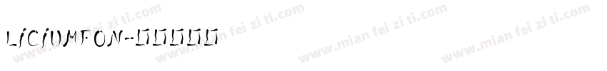 LICIUMFON字体转换