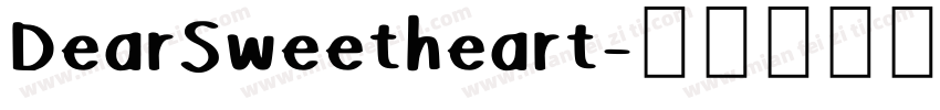DearSweetheart字体转换