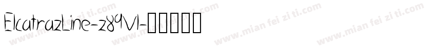 ElcatrazLine-z89Vl字体转换