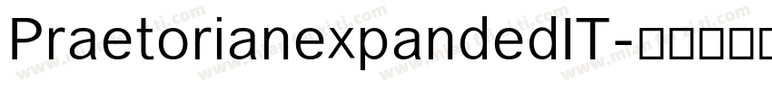 PraetorianexpandedIT字体转换