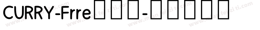 CURRY-Frre免费字字体转换