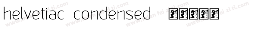 helvetiac-condensed-字体转换