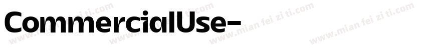 CommercialUse字体转换