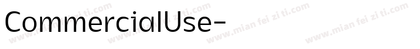 CommercialUse字体转换