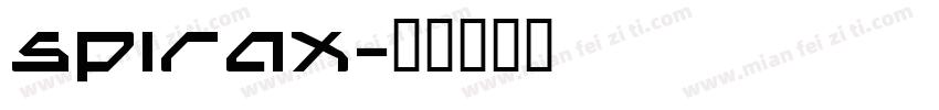 spirax字体转换