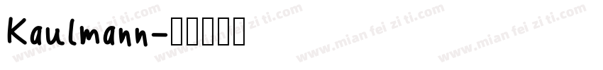 Kaulmann字体转换