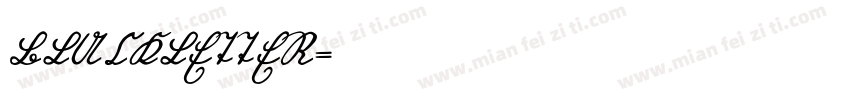 BLACKLETTER字体字体转换