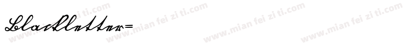 Blackletter字字体转换