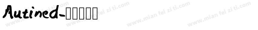 Autined字体转换