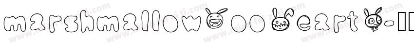 marshmallowPooHeartL字体转换