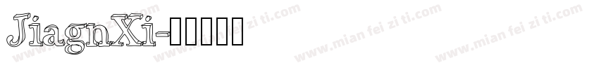 JiagnXi字体转换