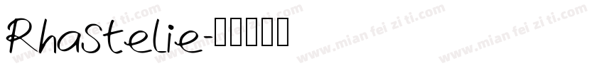 Rhastelie字体转换