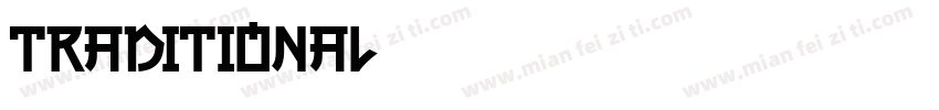 traditional字体转换
