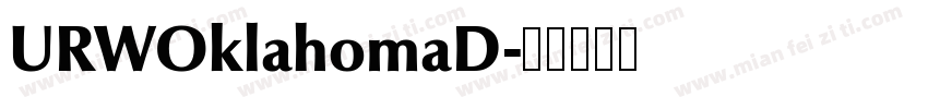 URWOklahomaD字体转换