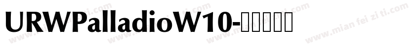URWPalladioW10字体转换