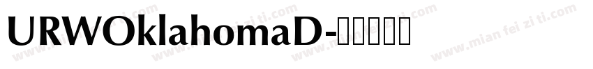 URWOklahomaD字体转换