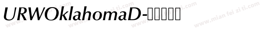 URWOklahomaD字体转换