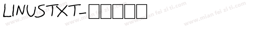 LINUSTXT字体转换