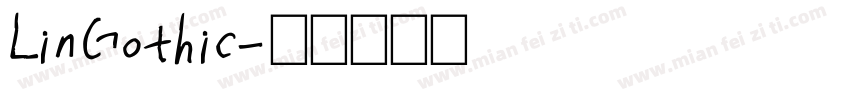 LinGothic字体转换