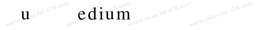 CSuTGB-Medium-U字体转换