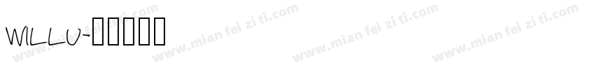 WILLU字体转换