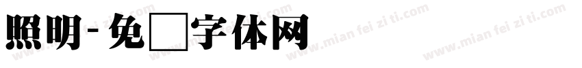 照明字体转换