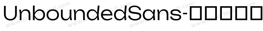 UnboundedSans字体转换