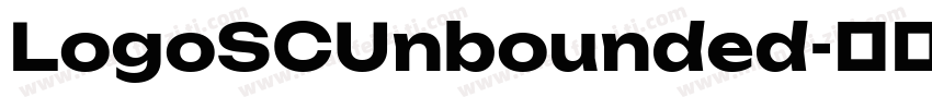 LogoSCUnbounded字体转换