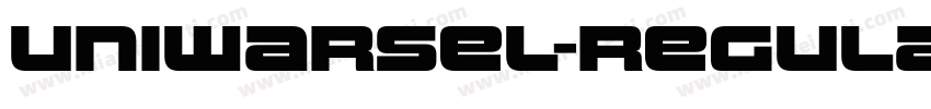 UniwarsEl-Regular字体转换