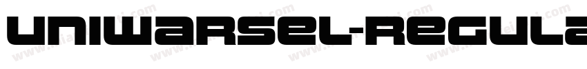UniwarsEl-Regular字体转换