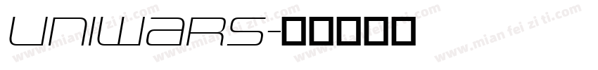 Uniwars字体转换