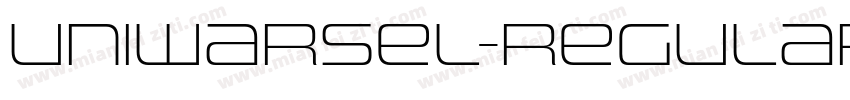 UniwarsEl-Regular字体转换