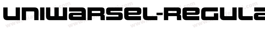 UniwarsEl-Regular字体转换