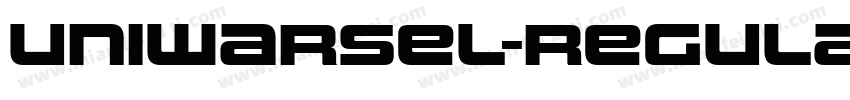 UniwarsEl-Regular字体转换