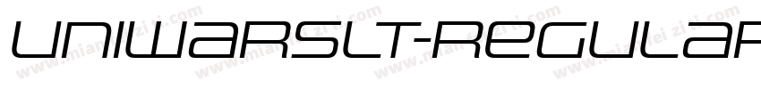 UniwarsLt-Regular字体转换