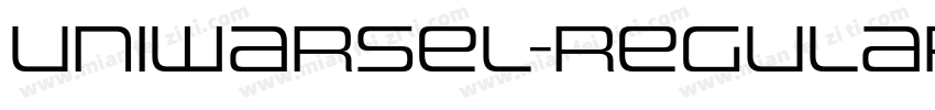 UniwarsEl-Regular字体转换