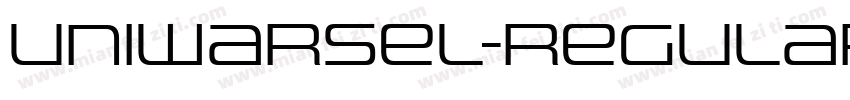 UniwarsEl-Regular字体转换