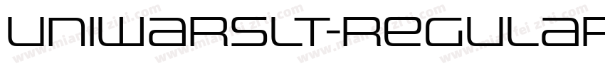 UniwarsLt-Regular字体转换