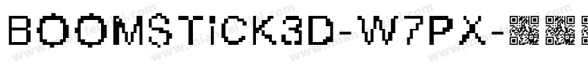 Boomstick3D-w7Px字体转换