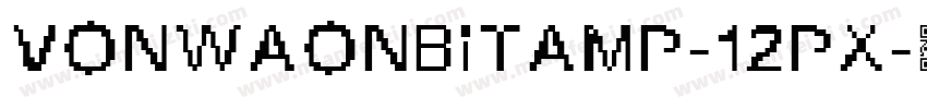 VonwaonBitamp-12px字体转换
