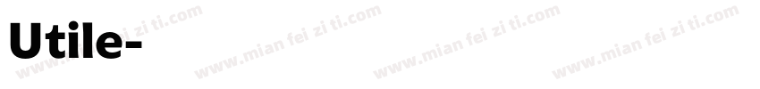 Utile字体转换