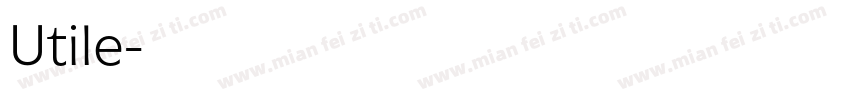 Utile字体转换