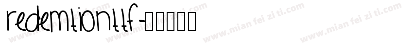 Redemtionttf字体转换